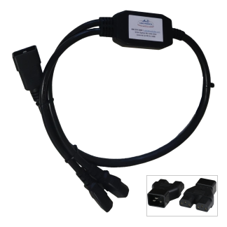 C20 to C13 Y Cable for Crypto Mining Operations - Short