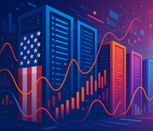 Featured image: US Data Centers illustrated through modern vibrant art