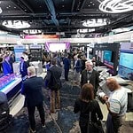 DCD>Connect New York – Day 01, people gathering looking at new technologies - featured image