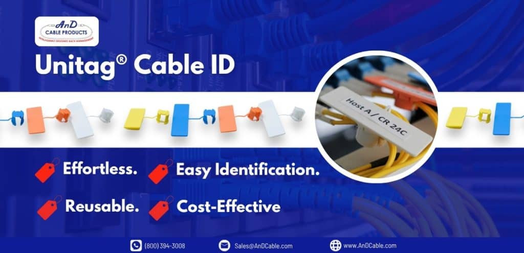 Unitag cable labels for versatility and quick use