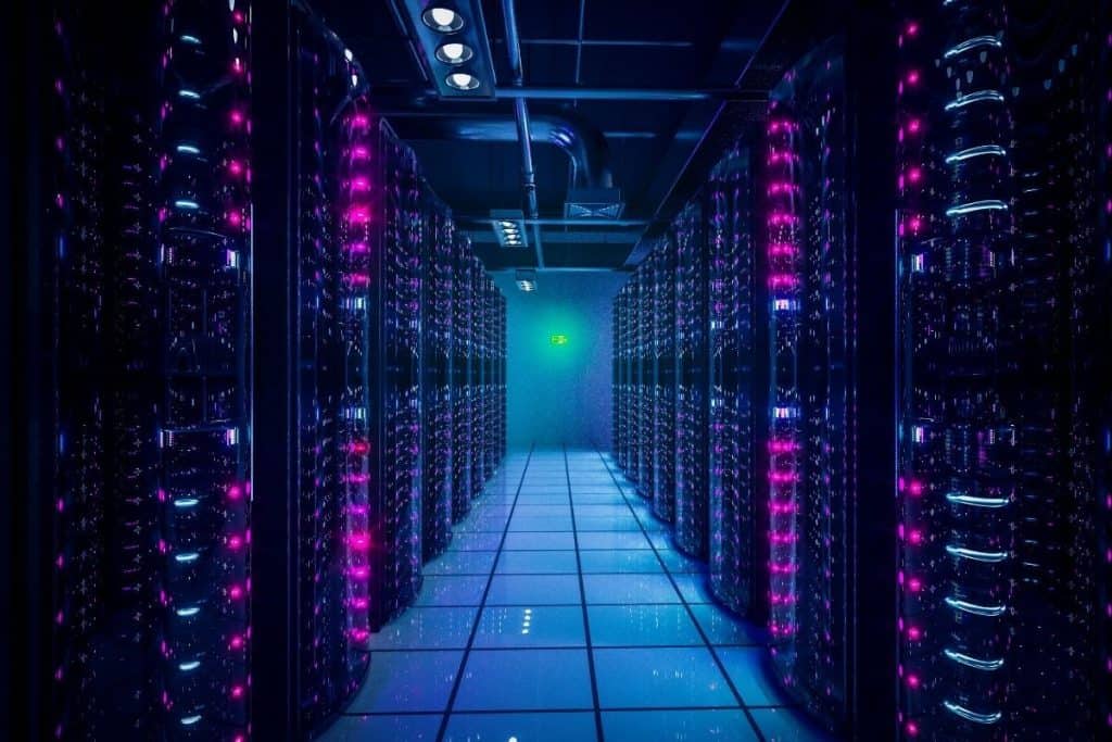 Hi-tech AI data center